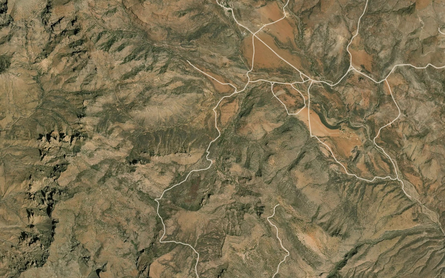 Satellite map of the Ojo Agua Zarca