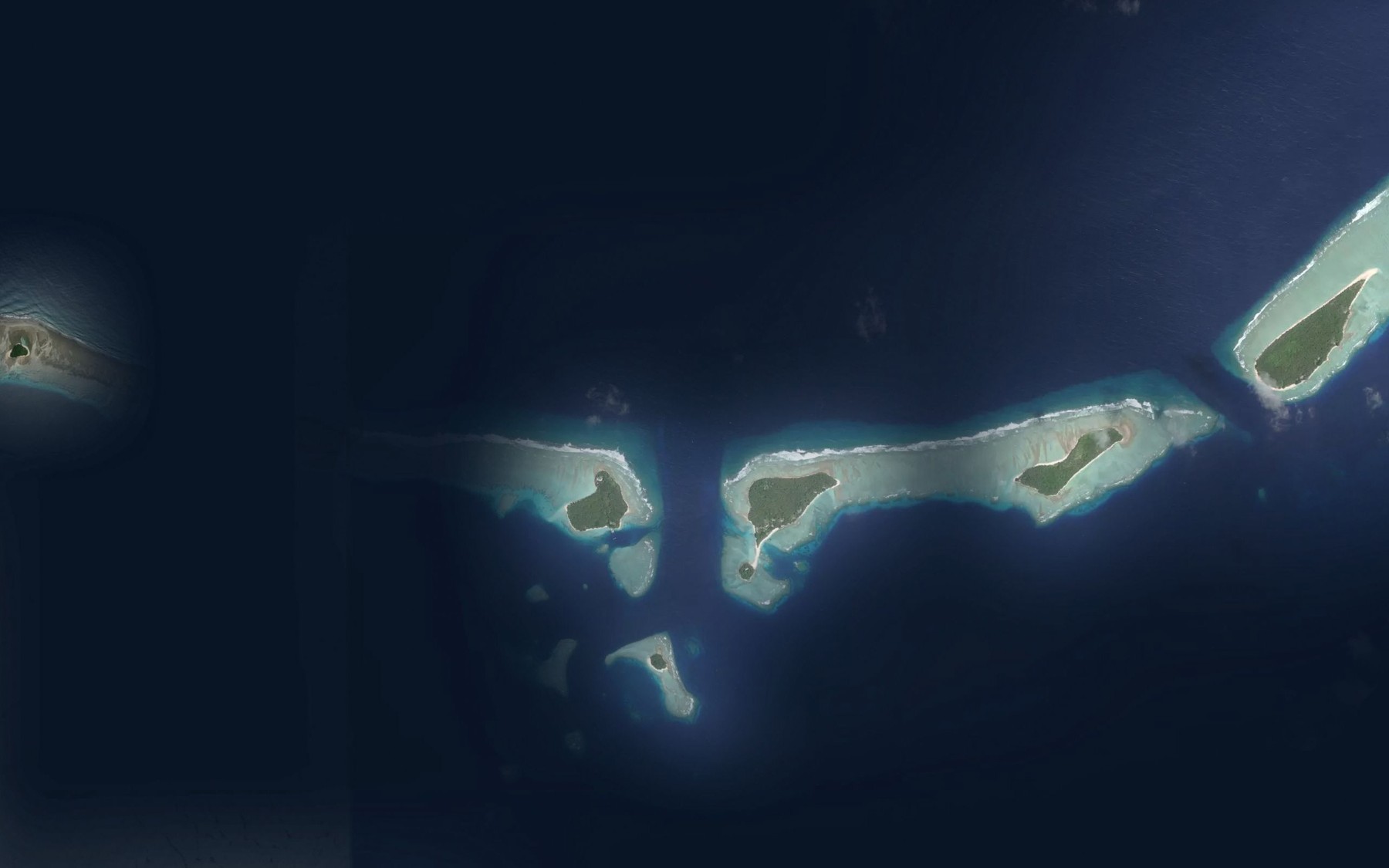 Satellite map of the Berangu Passage
