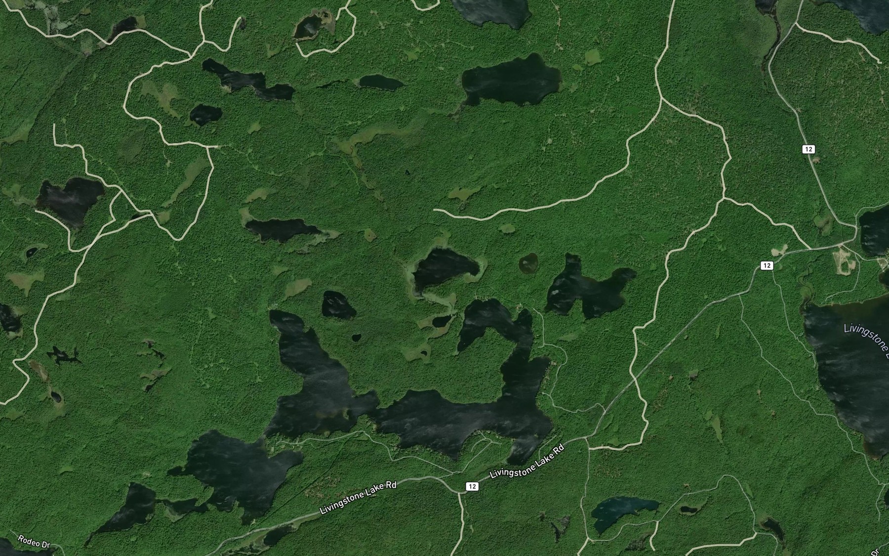 Satellite map of the Bloody Lake