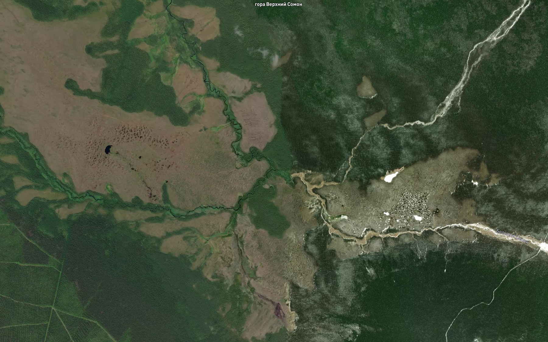 Satellite map of the Golubinaya