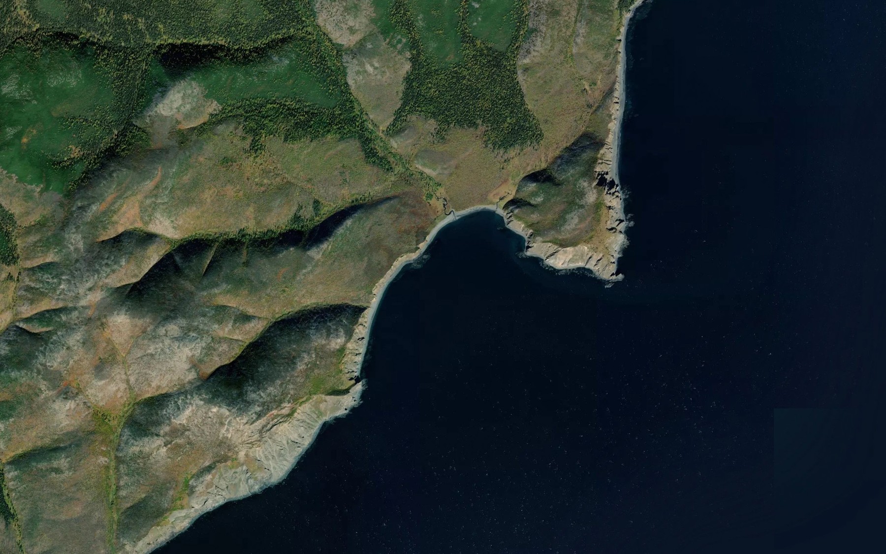 Satellite map of the Bukhta Otkrytaya