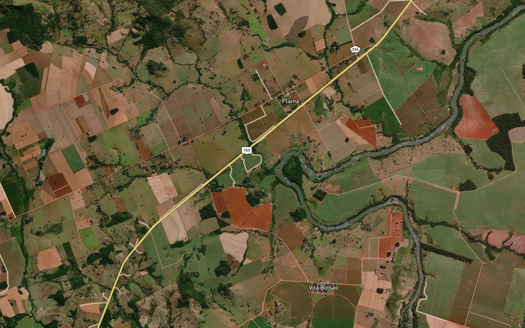 Satellite map of the Corrego Rico