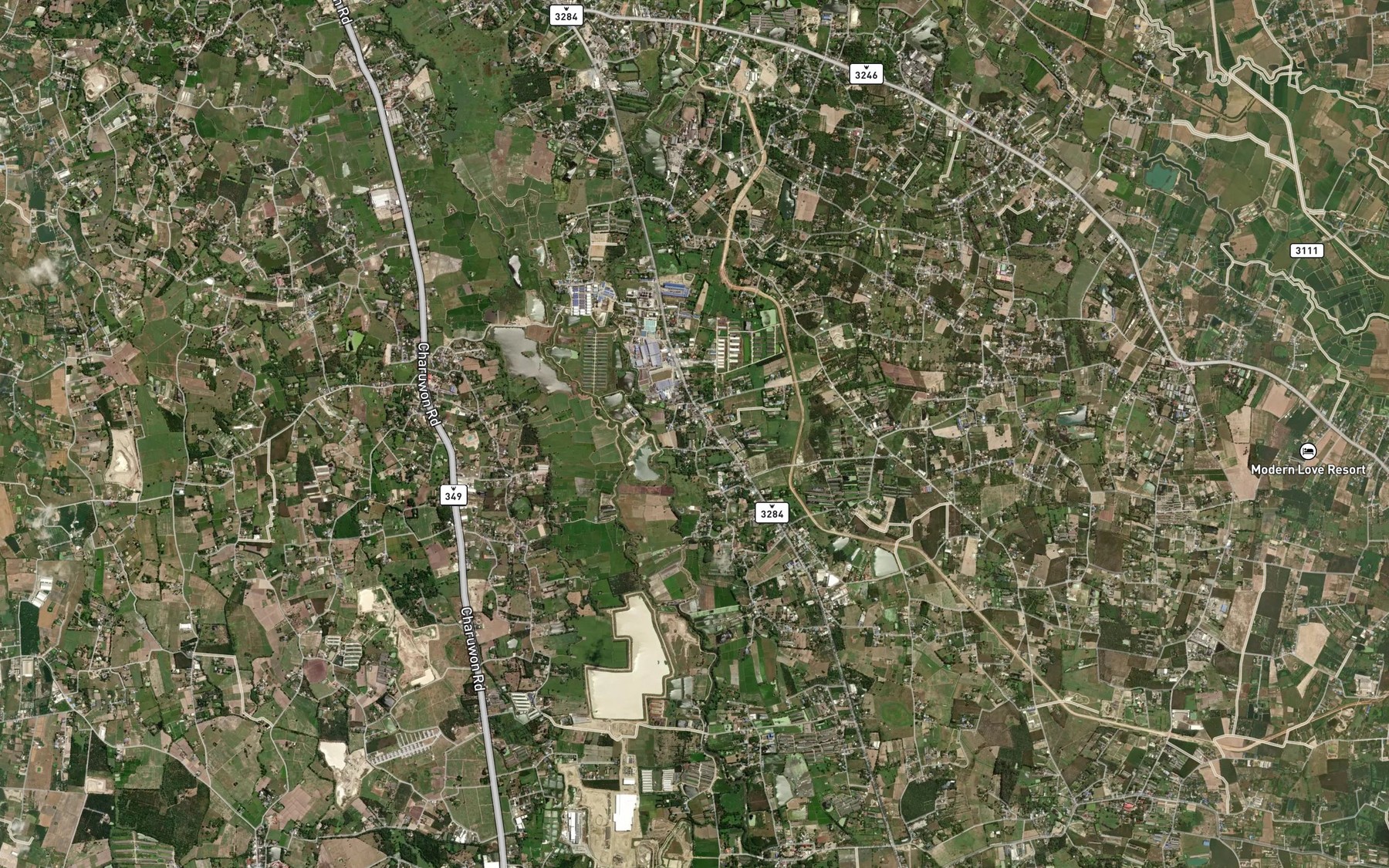 Satellite map of the Nong Yang