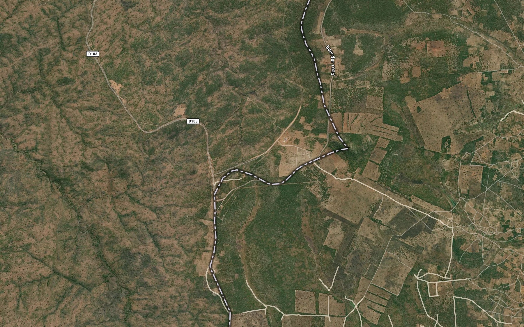 Satellite map of the Mbumbunda