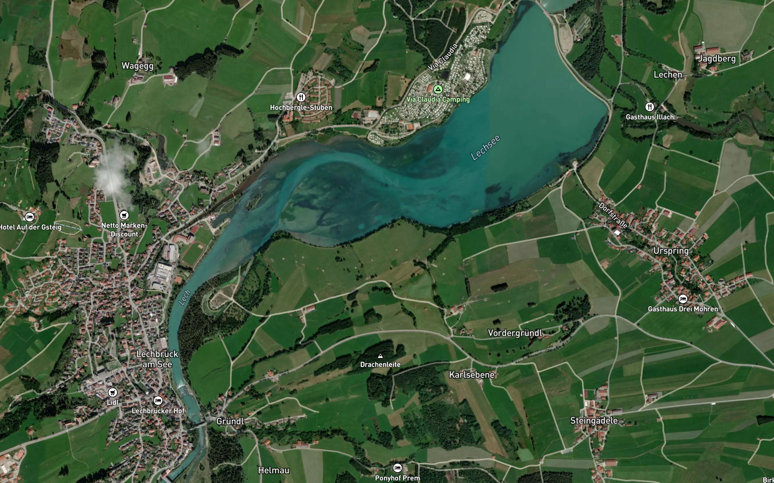 Lechstausee Urspring