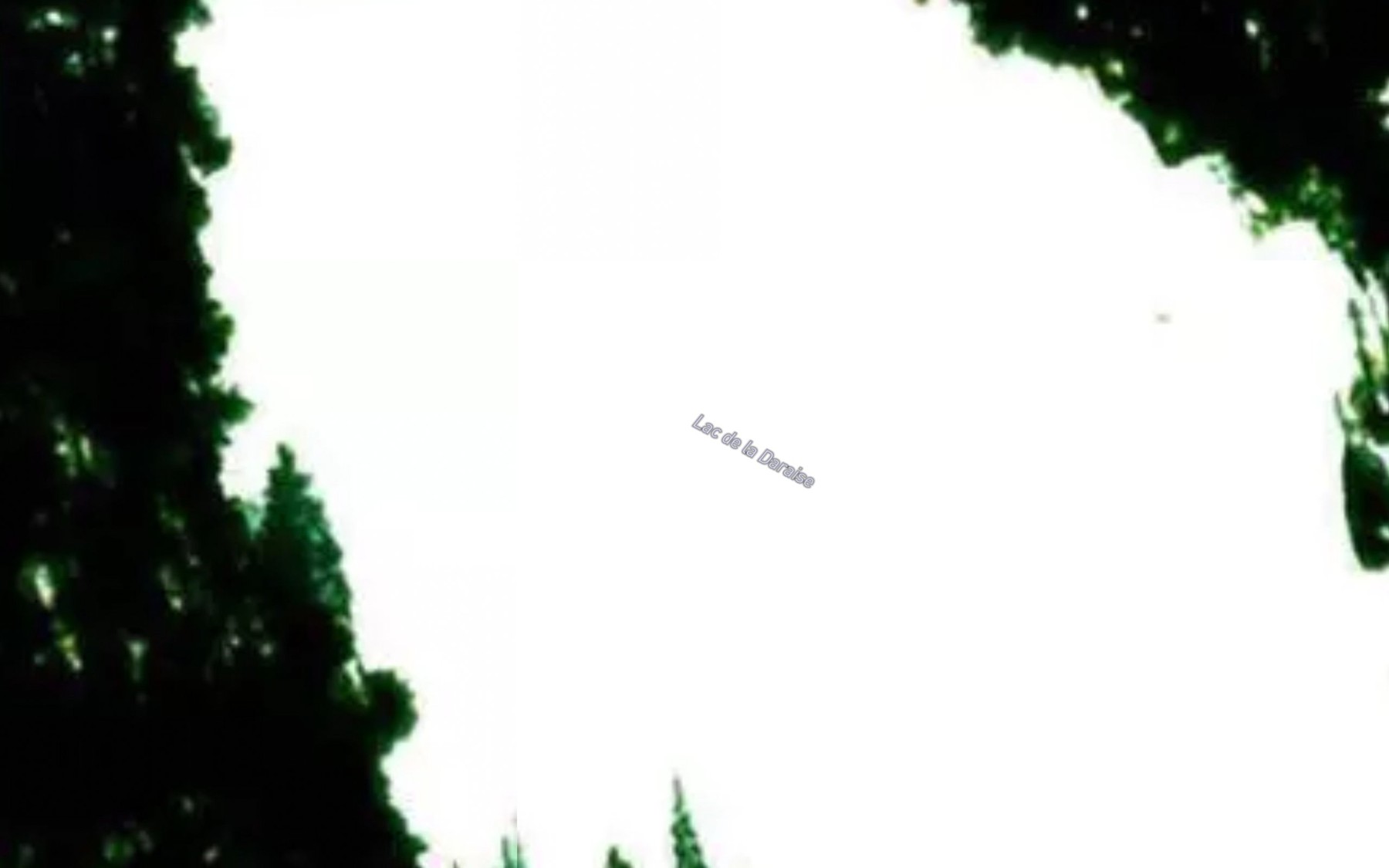 Satellite map of the Lac de la Daraise