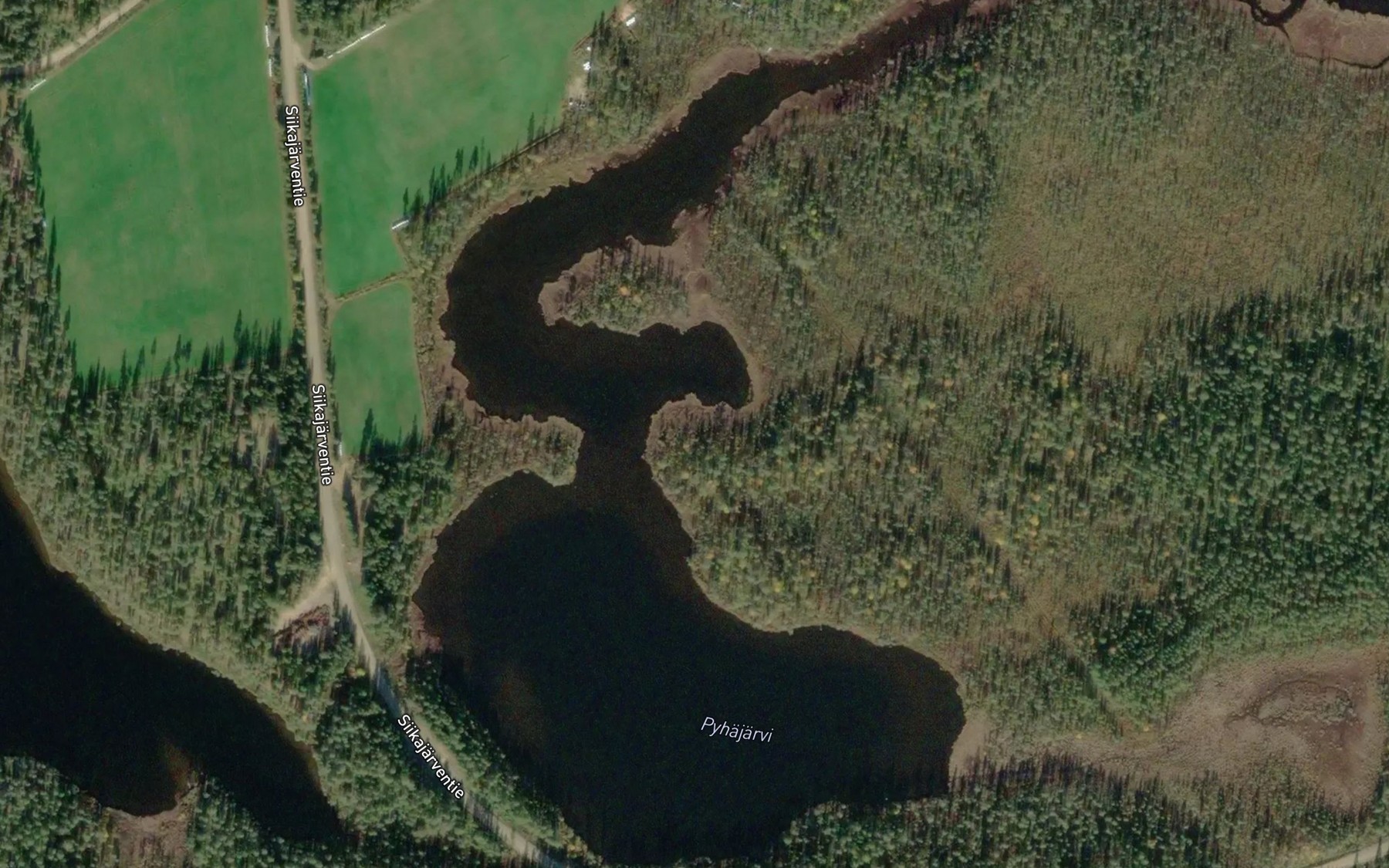 Satellite map of the Pasejaavras