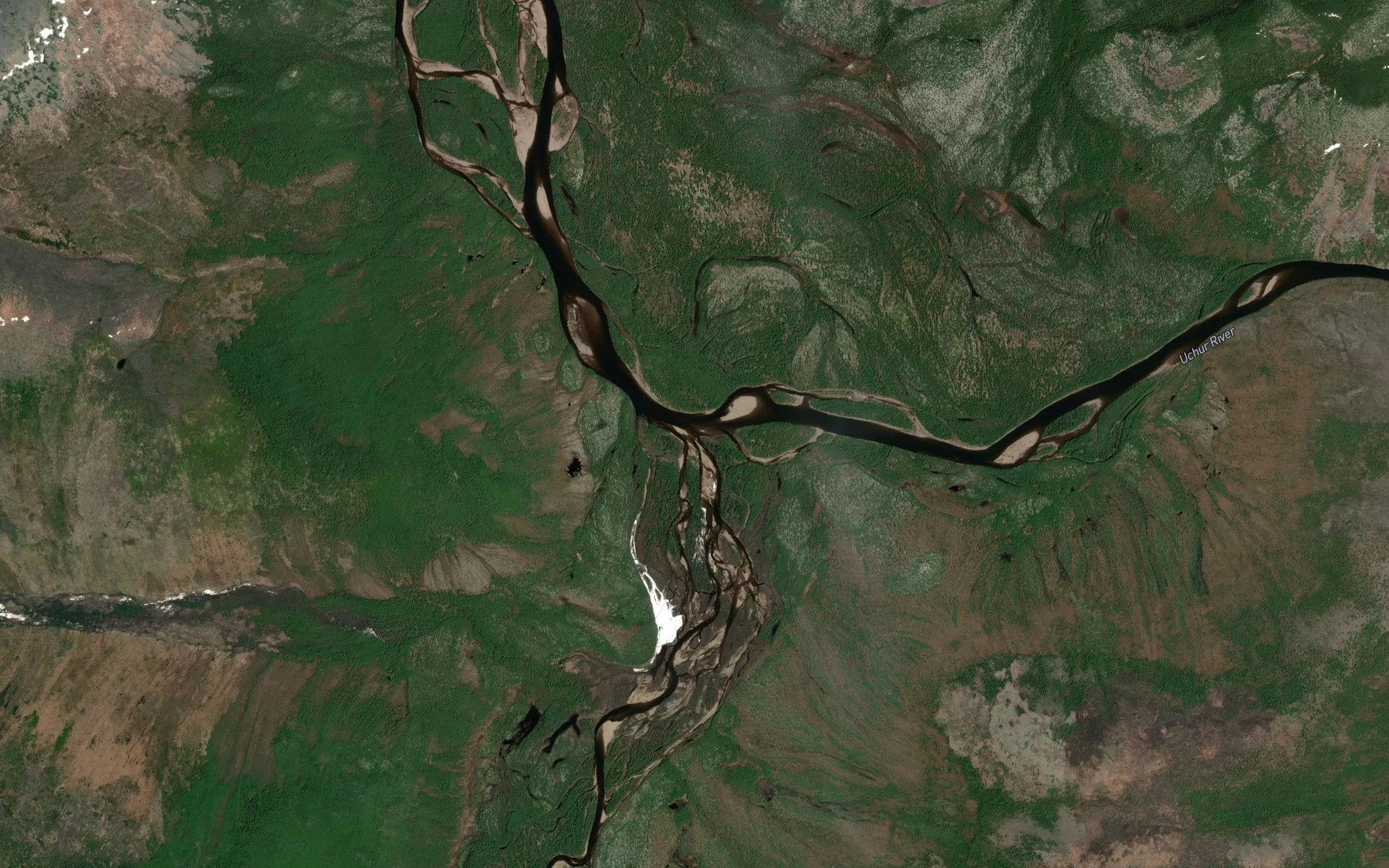 Satellite map of the Lyal'mi