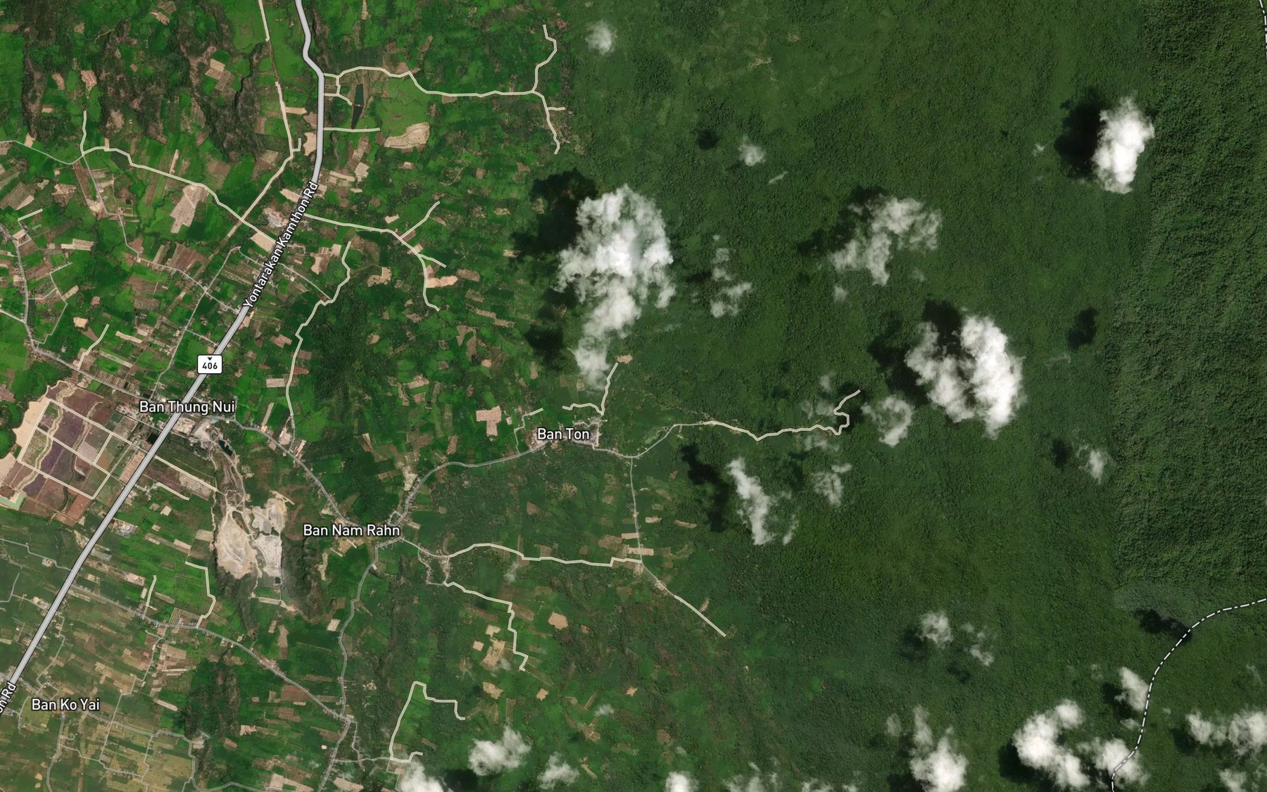 Satellite map of the Khlong Chang