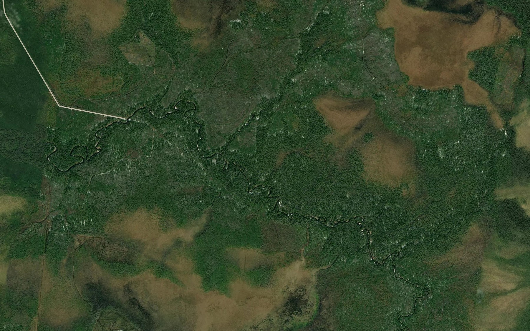 Satellite map of the Kamennyy