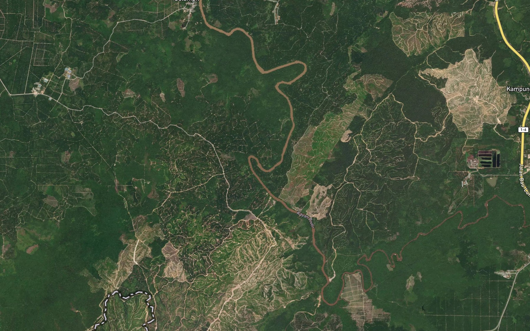 Satellite map of the Tanjong Batu Bajamban