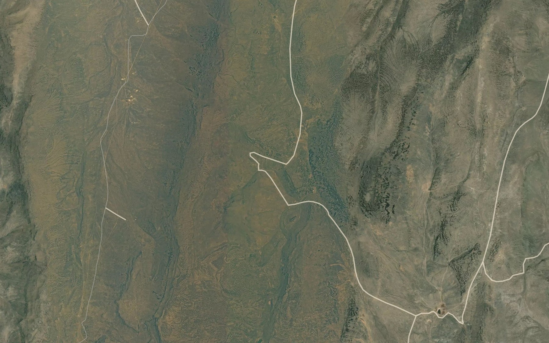 Satellite map of the Daisy Basin Spring