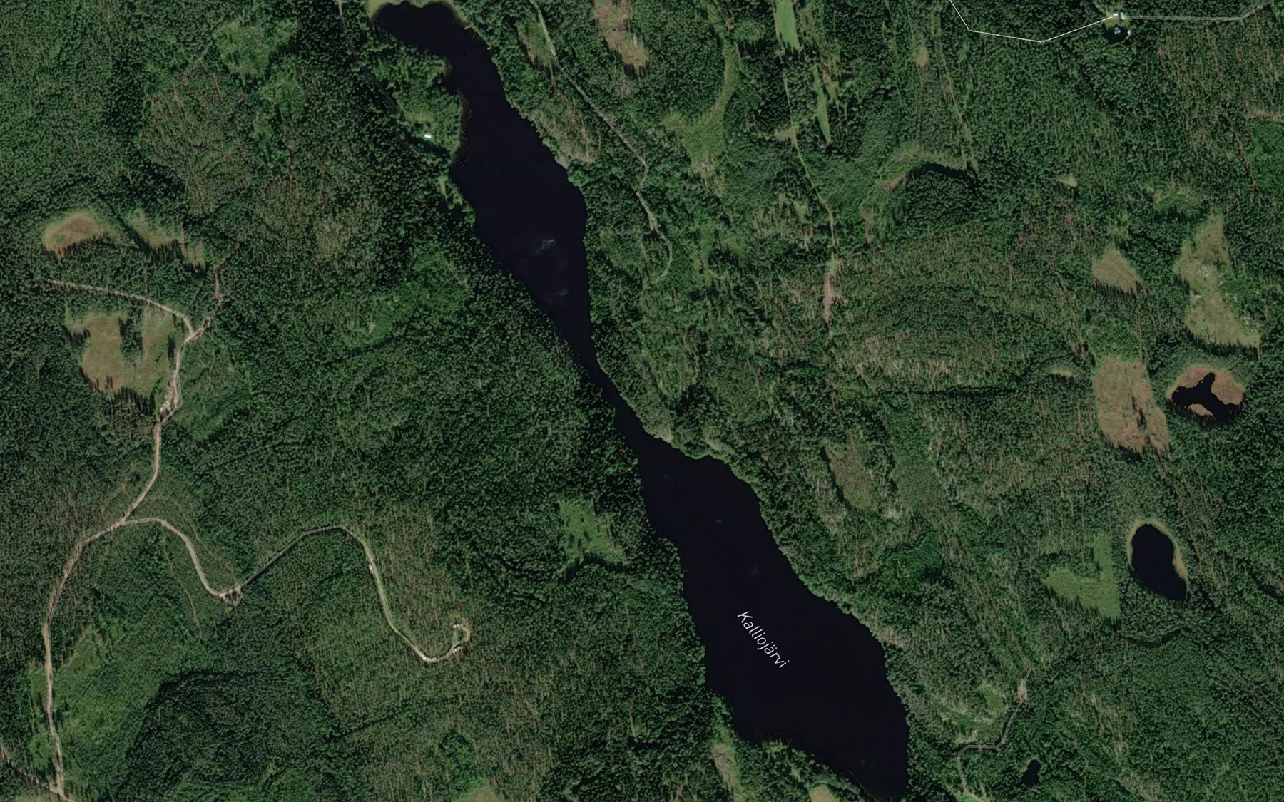 Satellite map of the Kalliojarvi