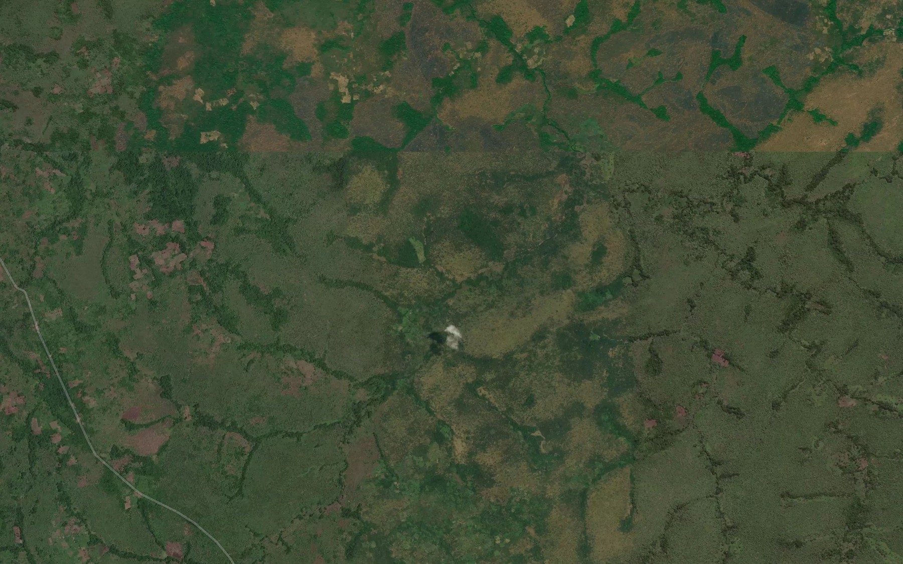 Satellite map of the Burigianga