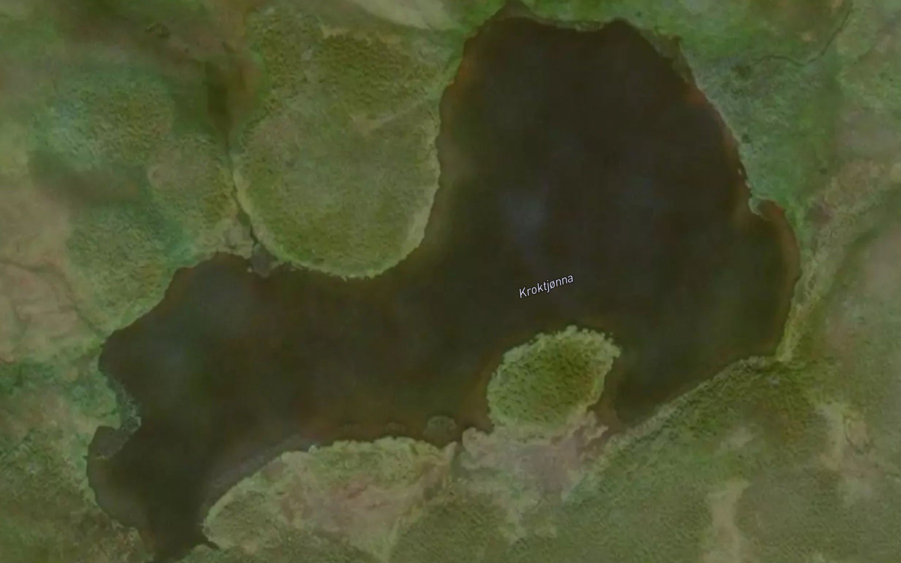 Satellite map of the Kroktjorna