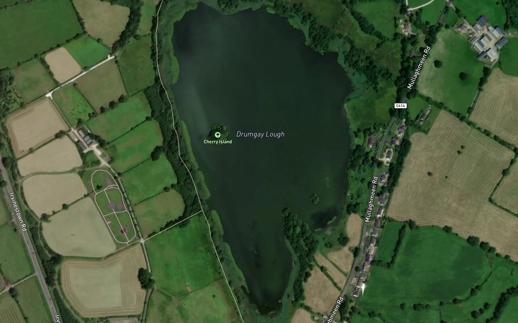 Satellite map of the Drumgay Lough