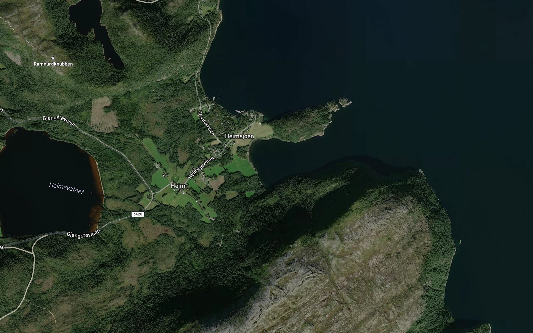 Satellite map of the Innervagen