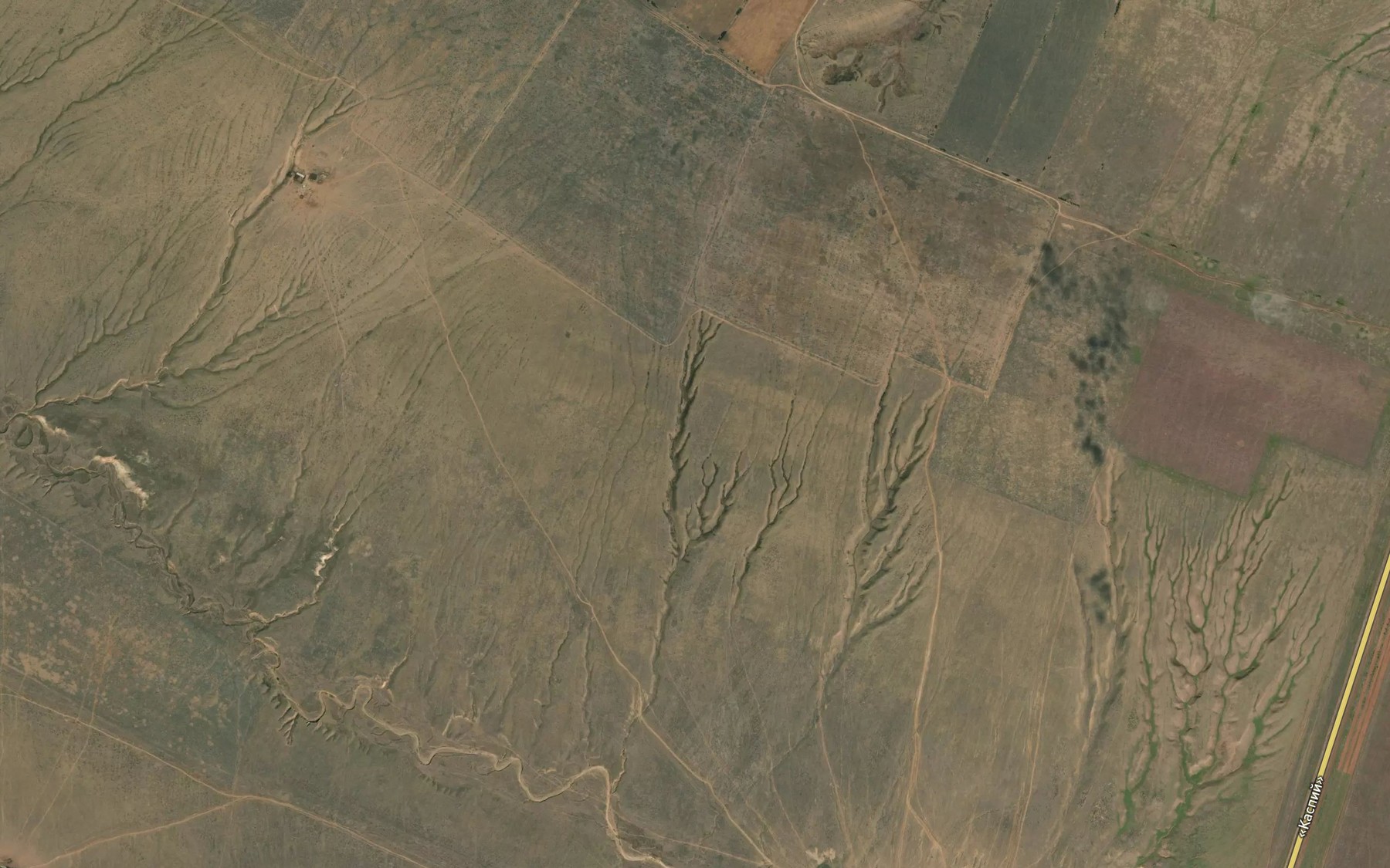 Satellite map of the Balka Razgiry