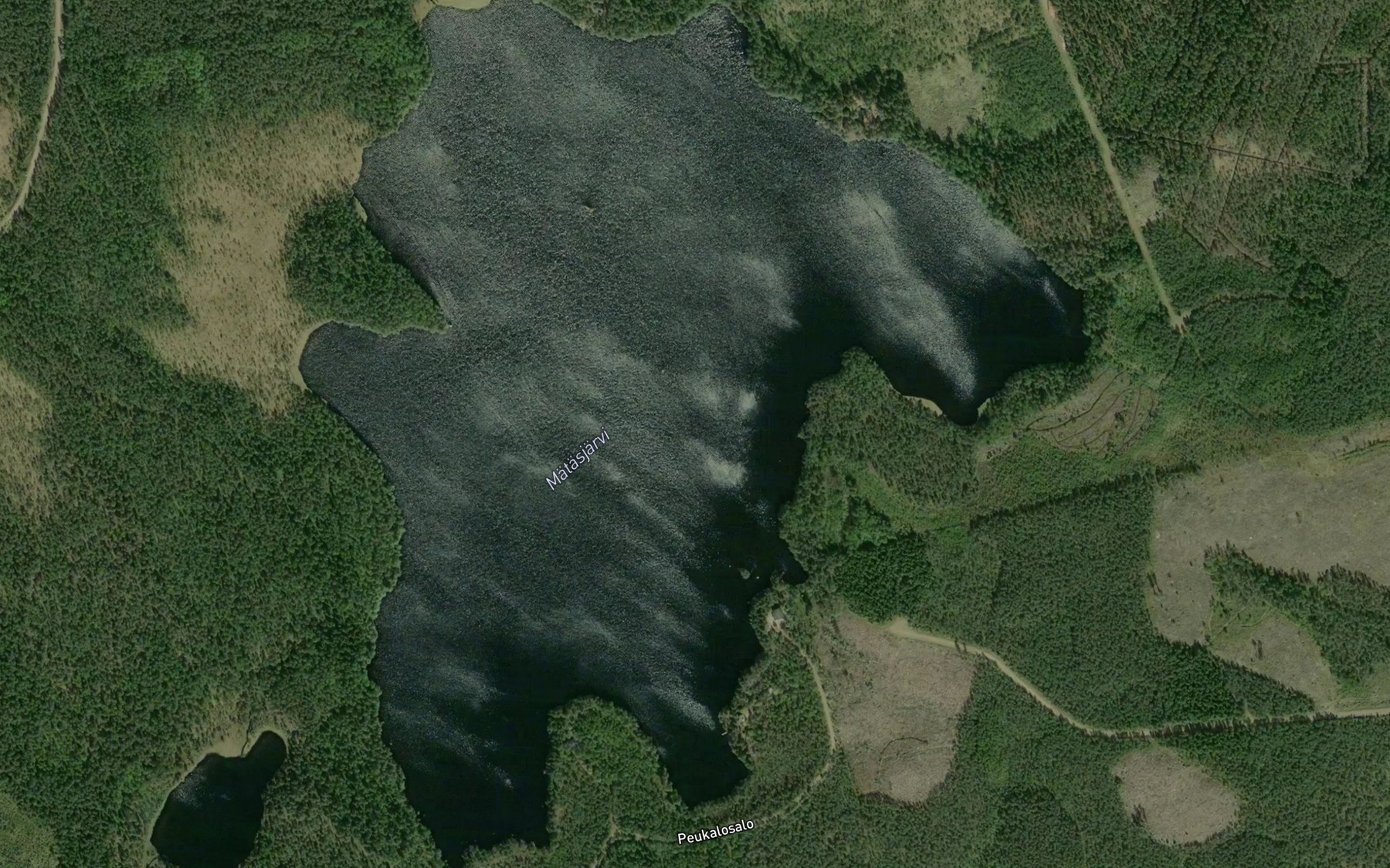 Satellite map of the Matasjarvi