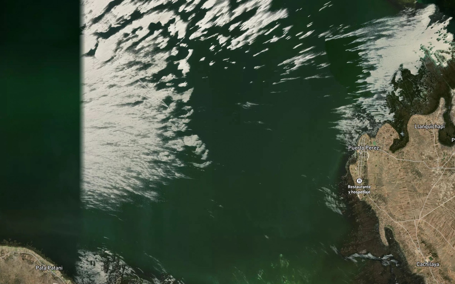 Satellite map of the Rio Kollucachi