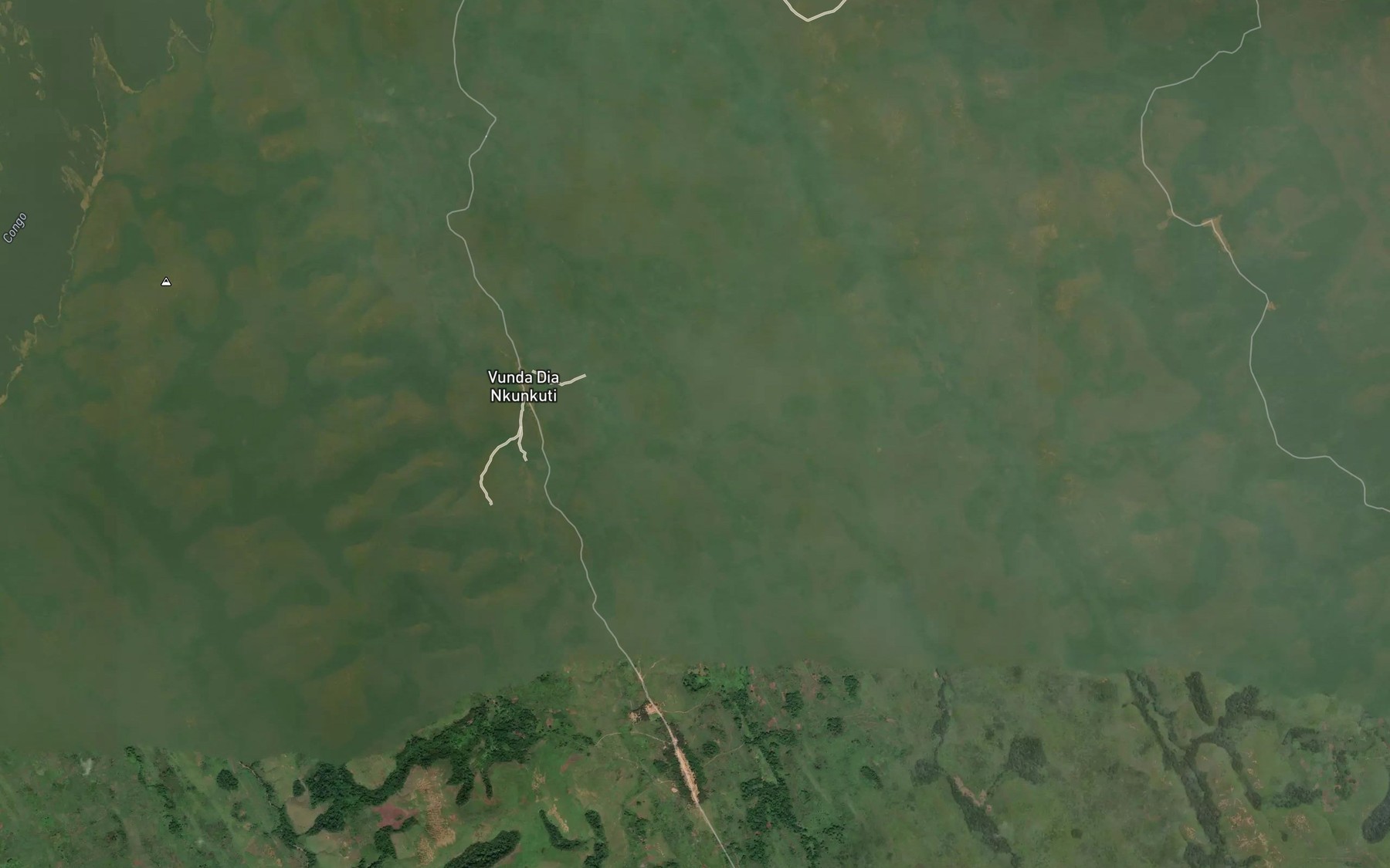 Satellite map of the Pwete