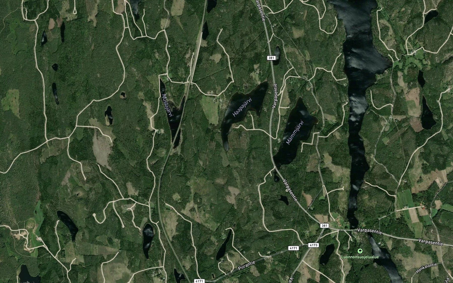 Satellite map of the Etelalahti