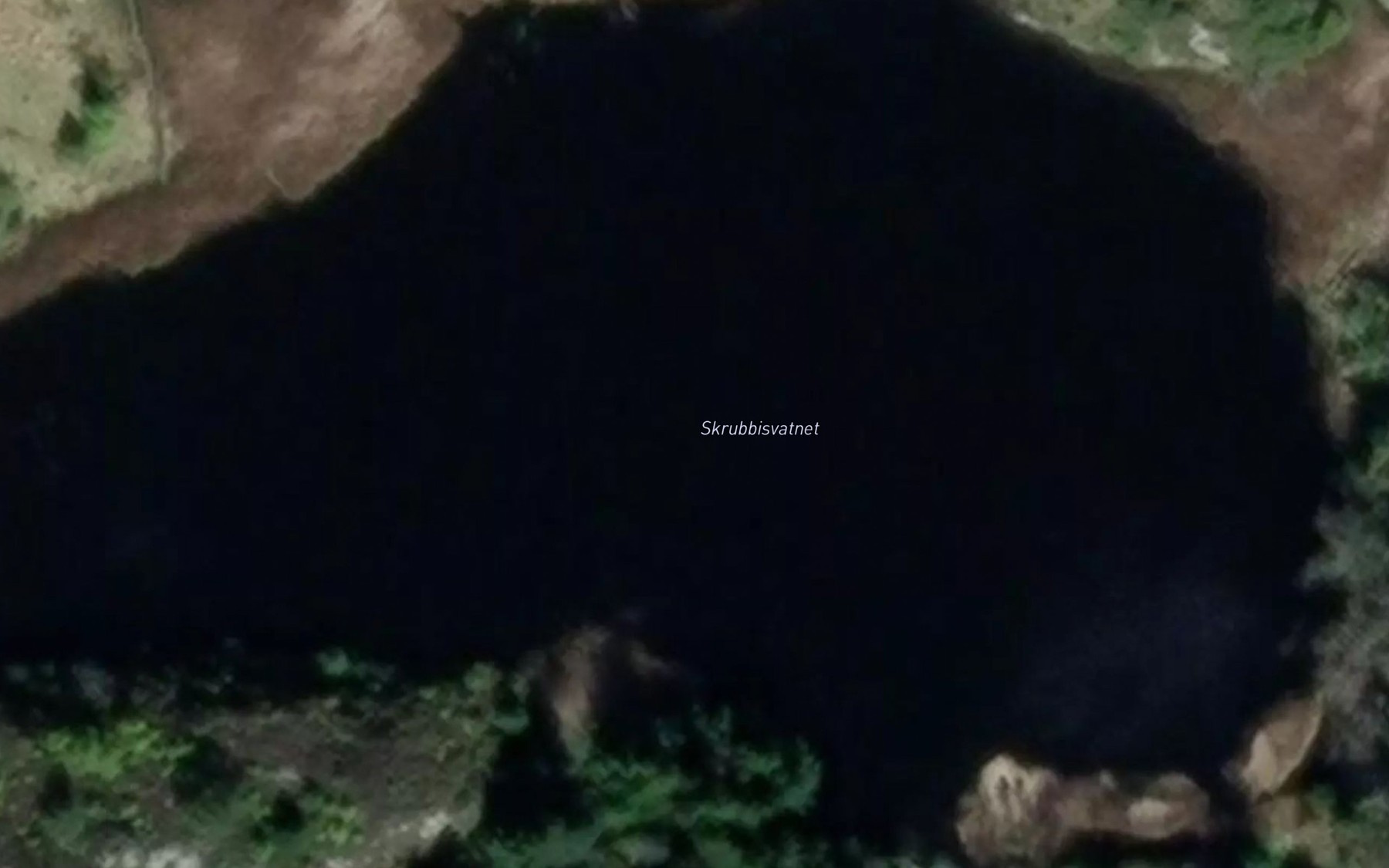 Satellite map of the Skrubbisvatnet