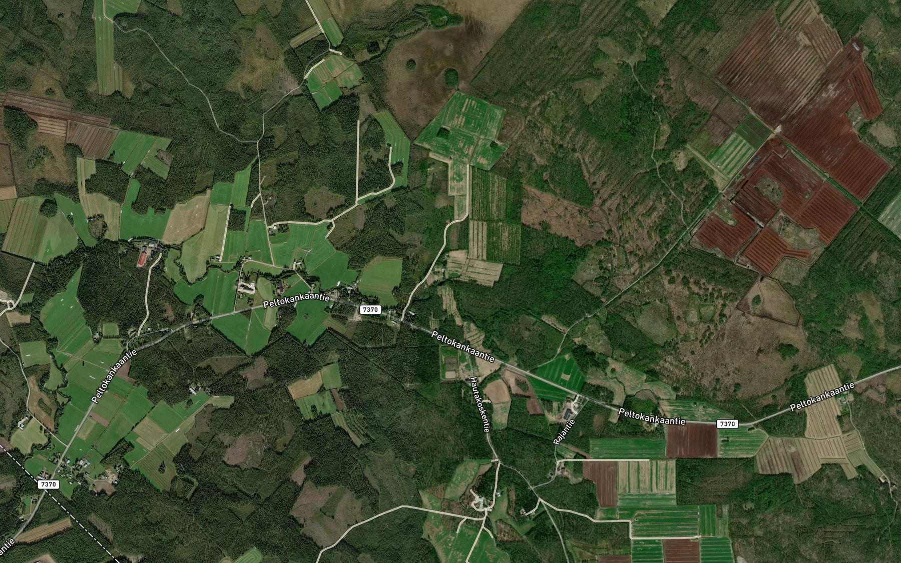Satellite map of the Koivupuro