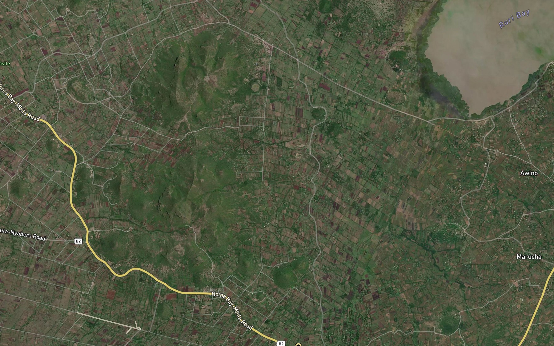 Satellite map of the Wandere
