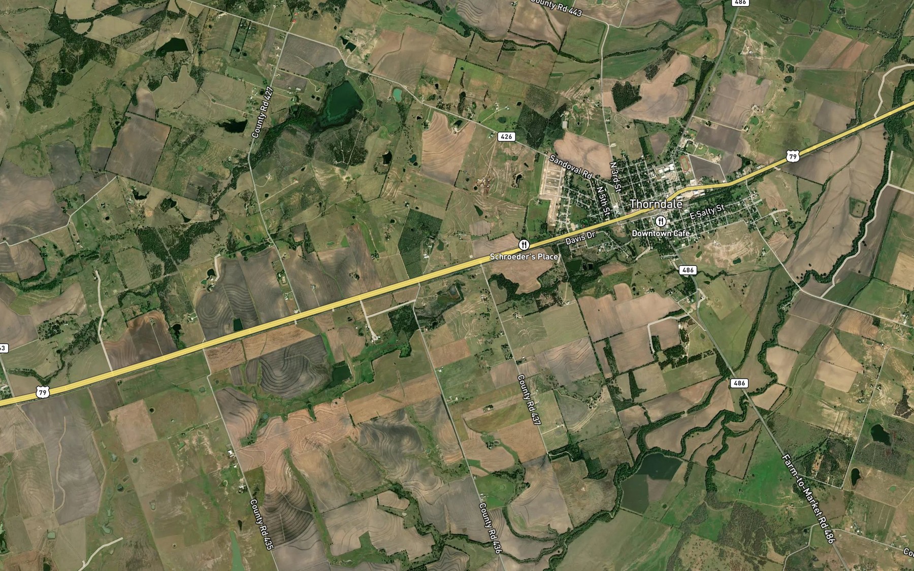 Satellite map of the City Lake Number One