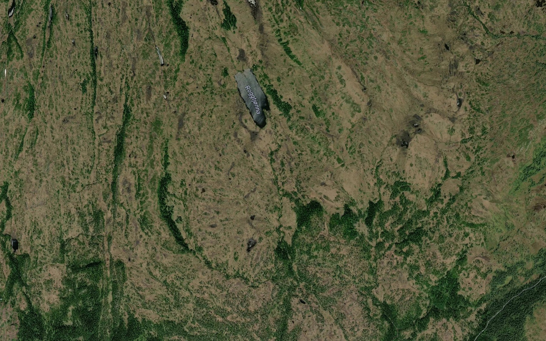 Satellite map of the Rogga