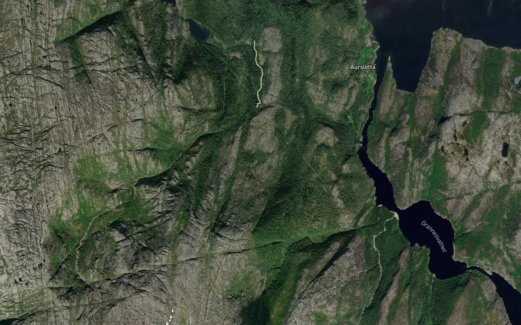 Satellite map of the Molnhuselva