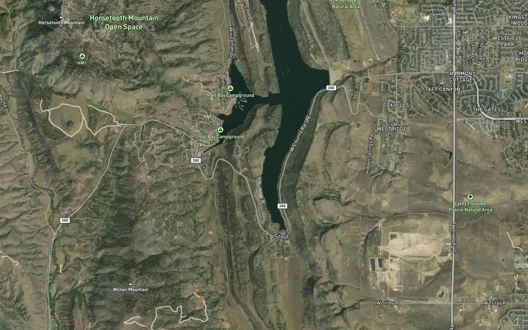 Satellite map of the Spot 2