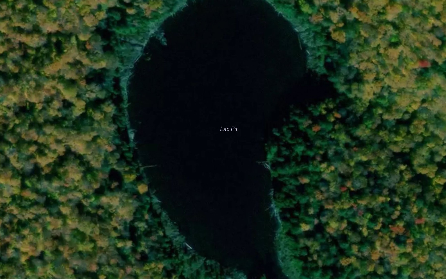 Satellite map of the Lac Pit