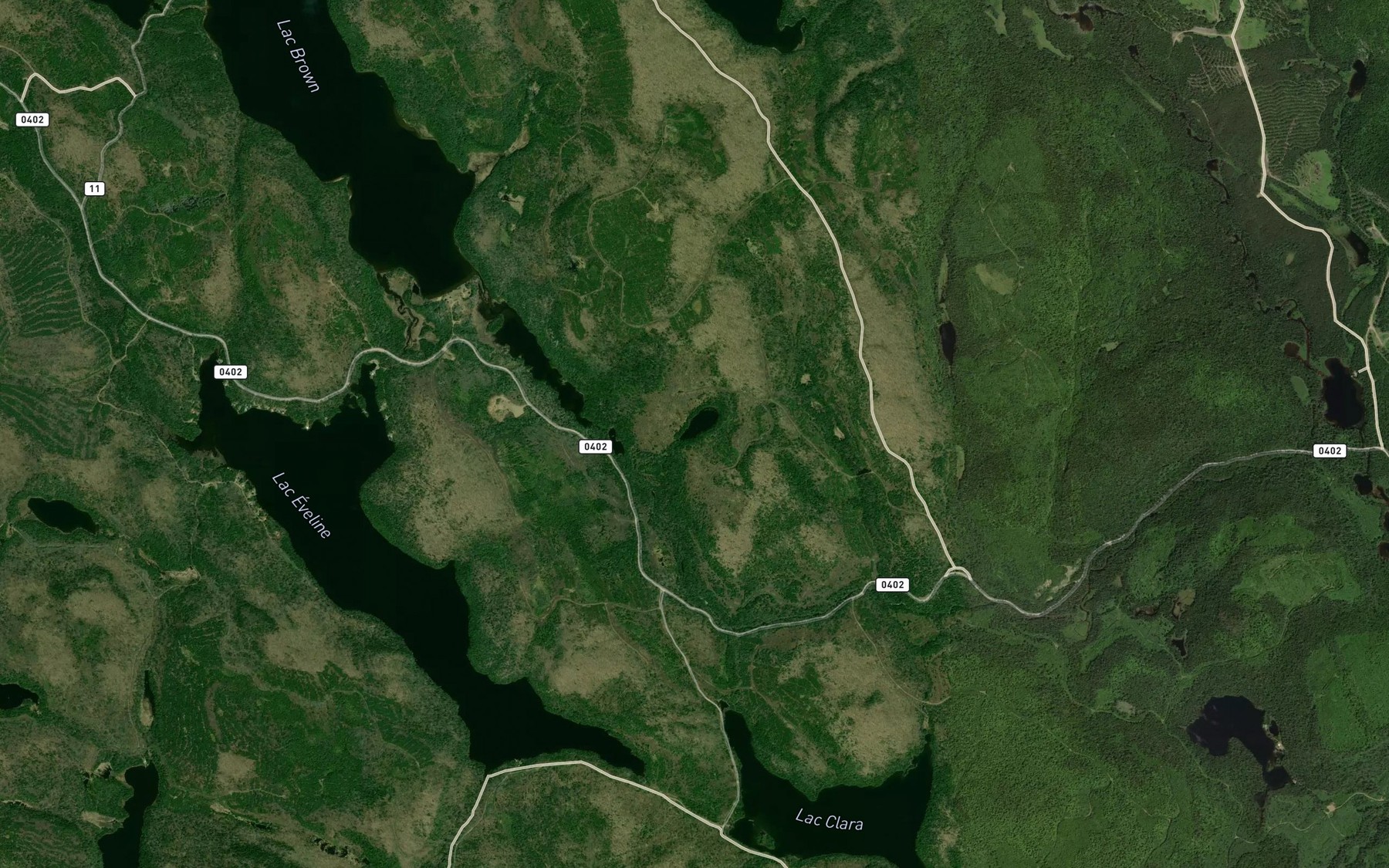 Satellite map of the Lac de l'Observatoire