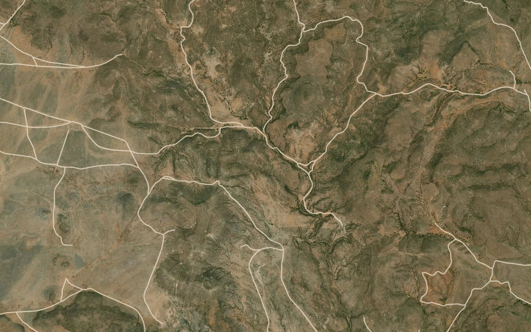 Satellite map of the Hill Creek