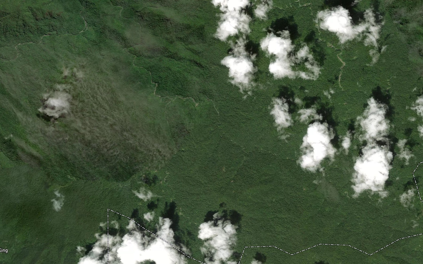 Satellite map of the Bonyang Creek