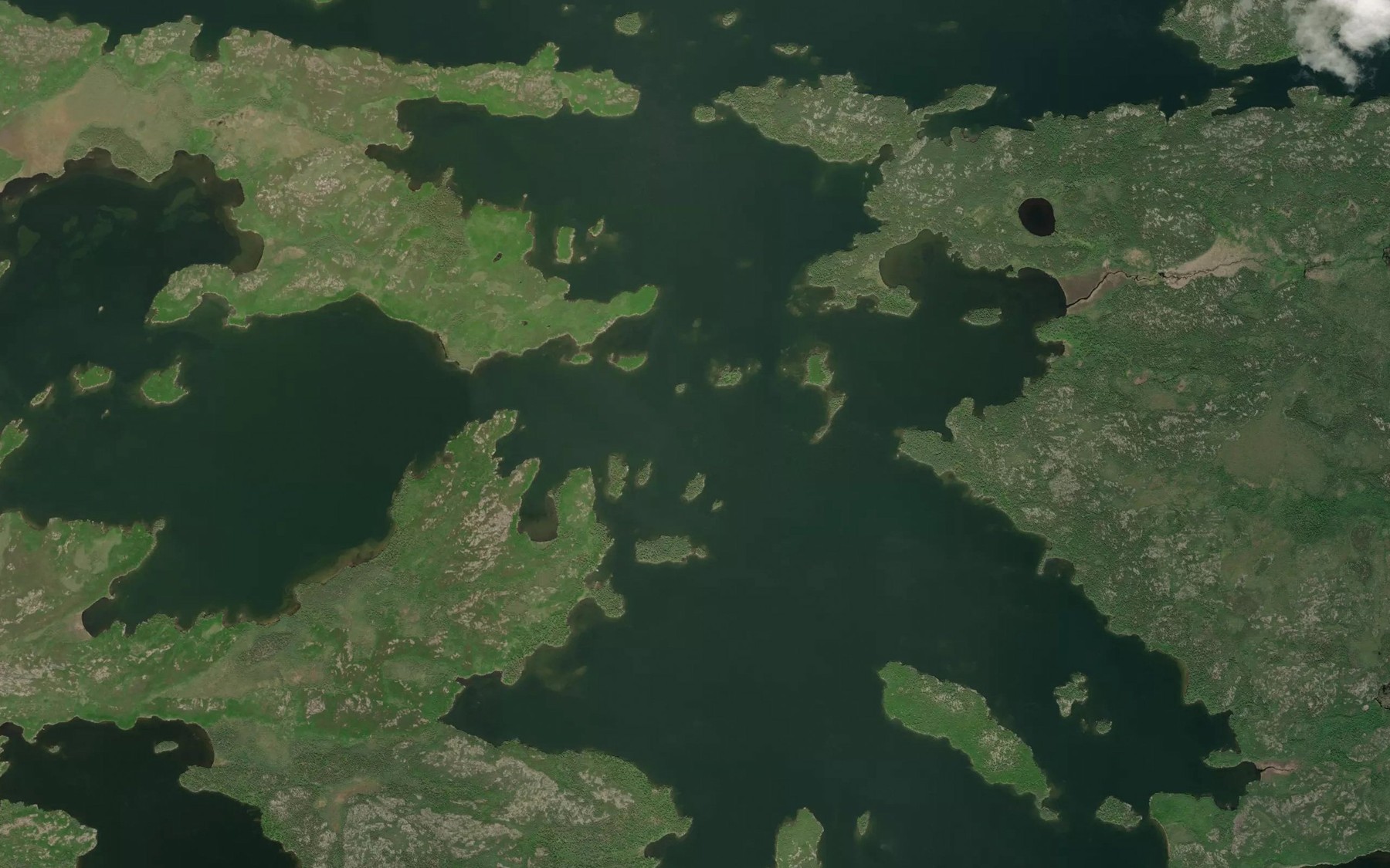 Satellite map of the Asoheesipaywinink Bay