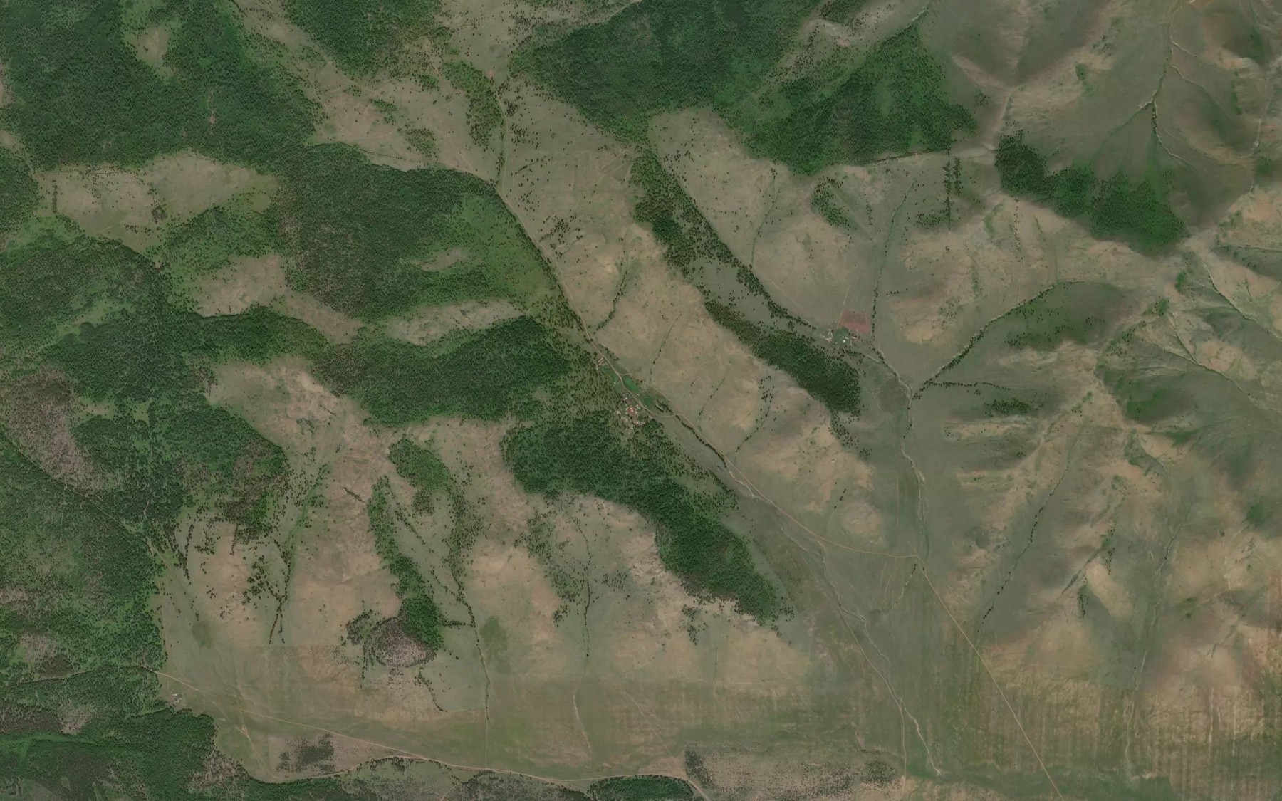 Satellite map of the Pad' Khurete