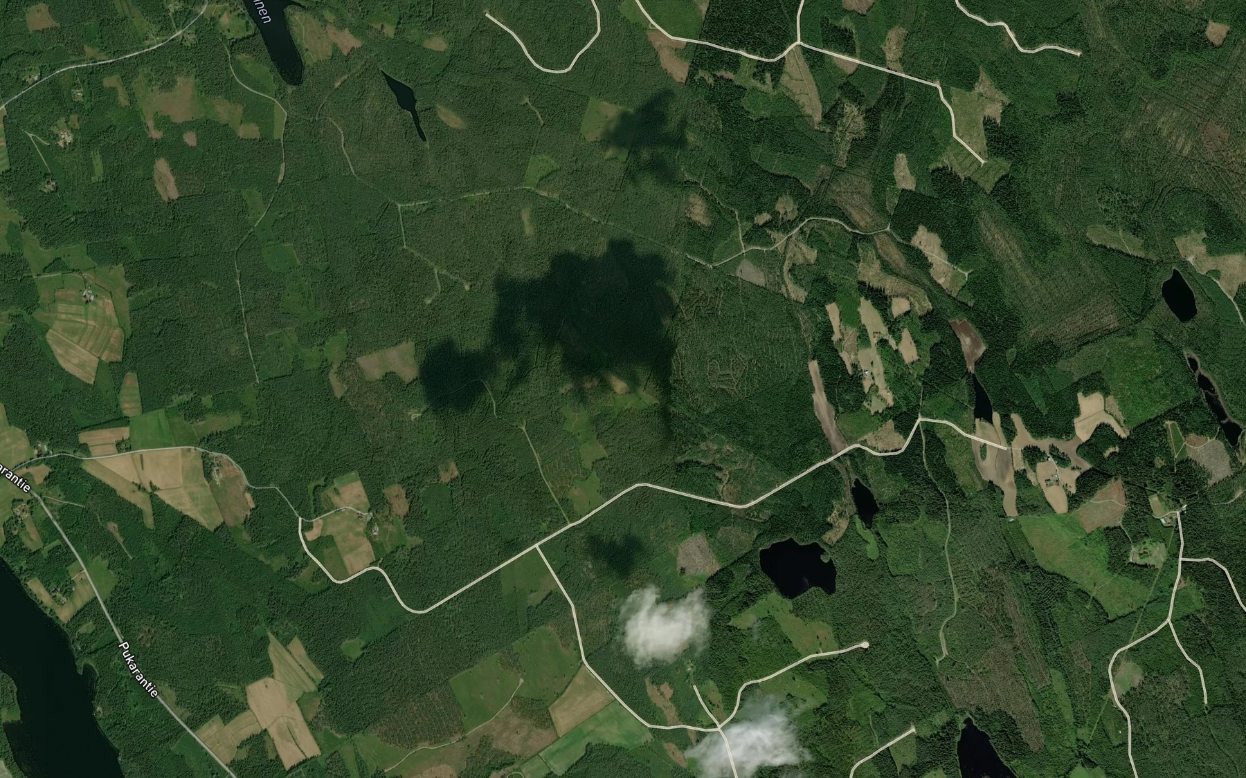 Satellite map of the Kissalampi