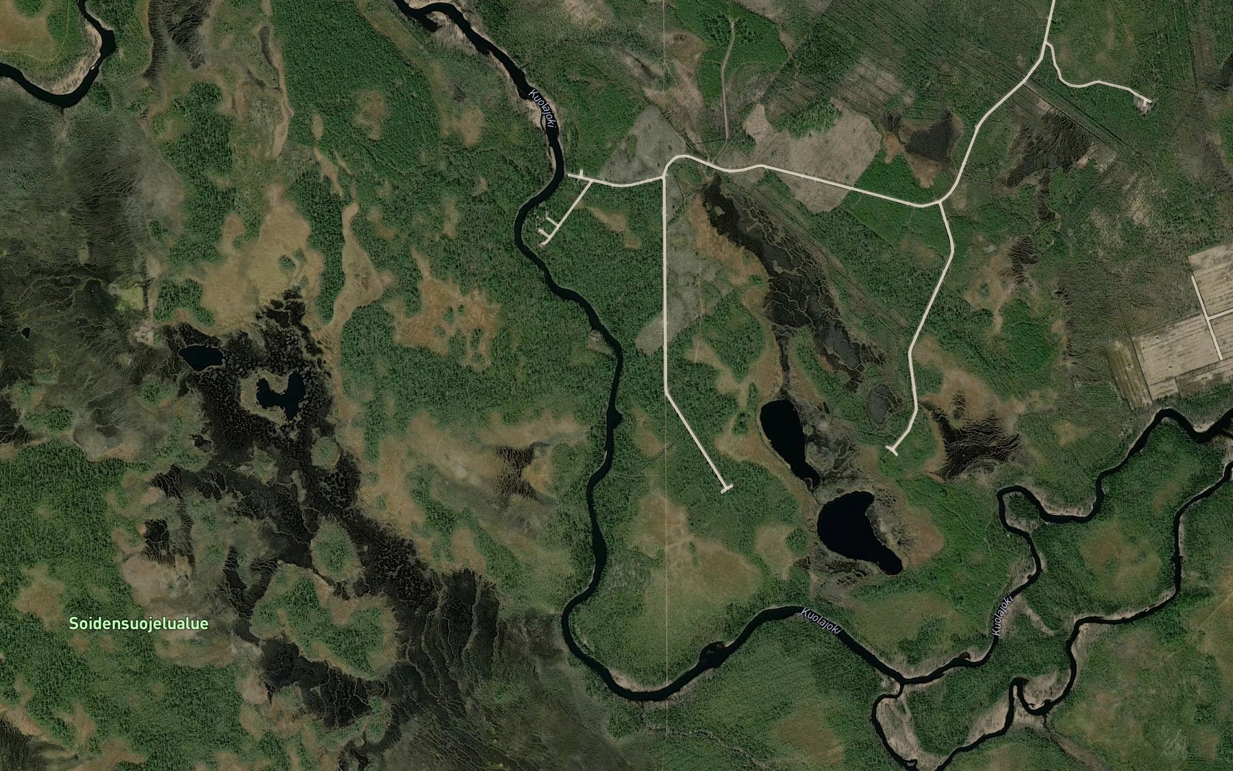 Satellite map of the Sorroinnivat