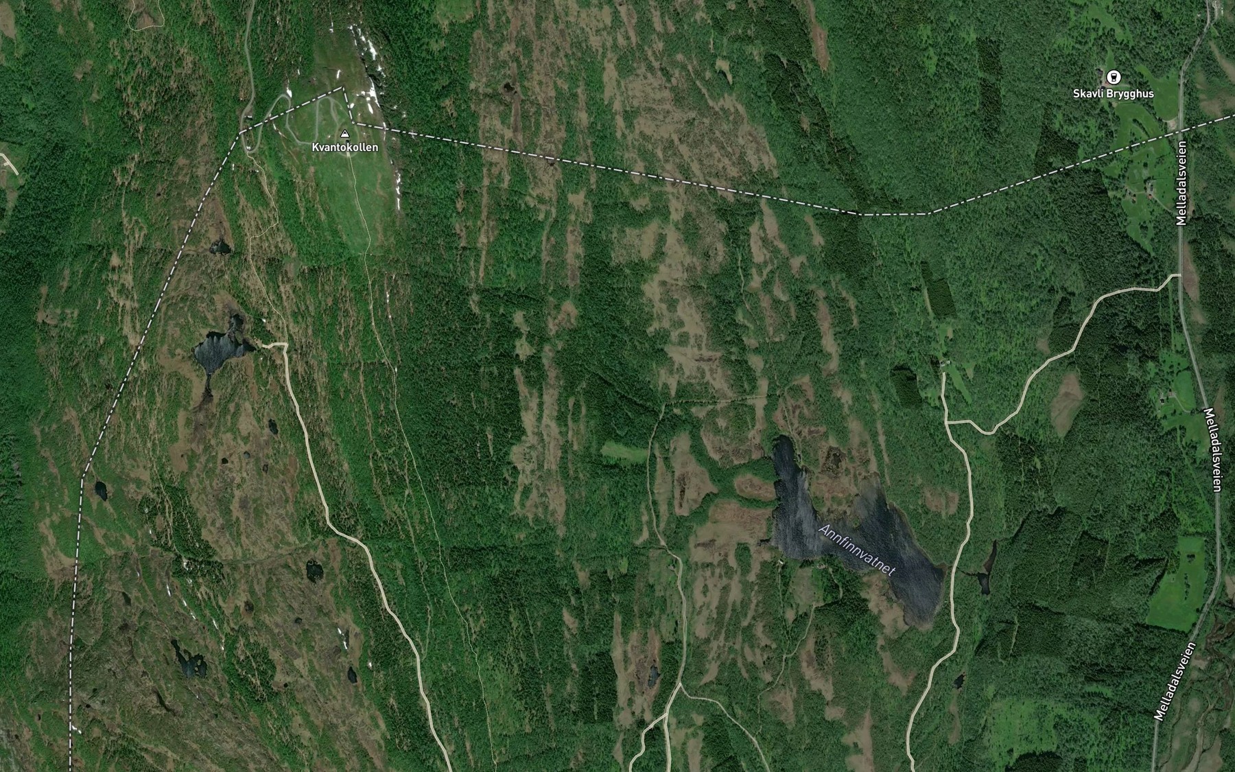 Satellite map of the Kvantoelva