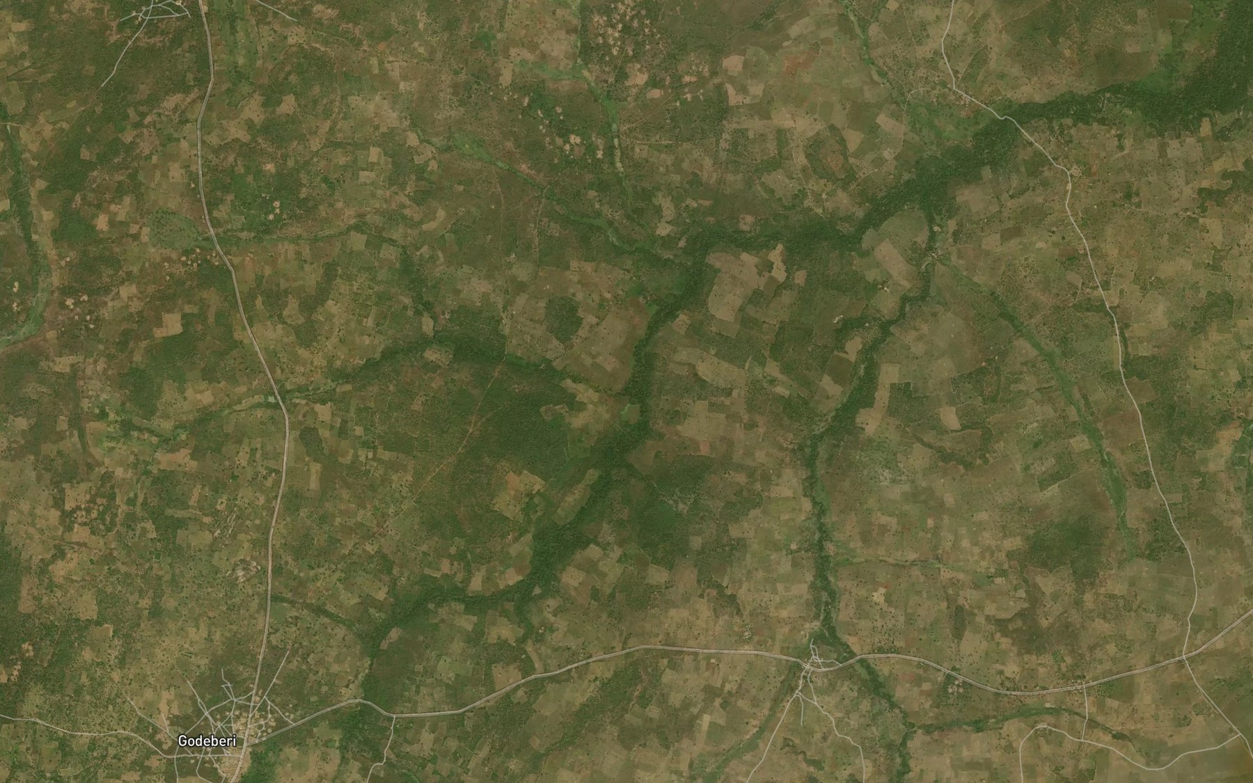 Satellite map of the River Kiloloni