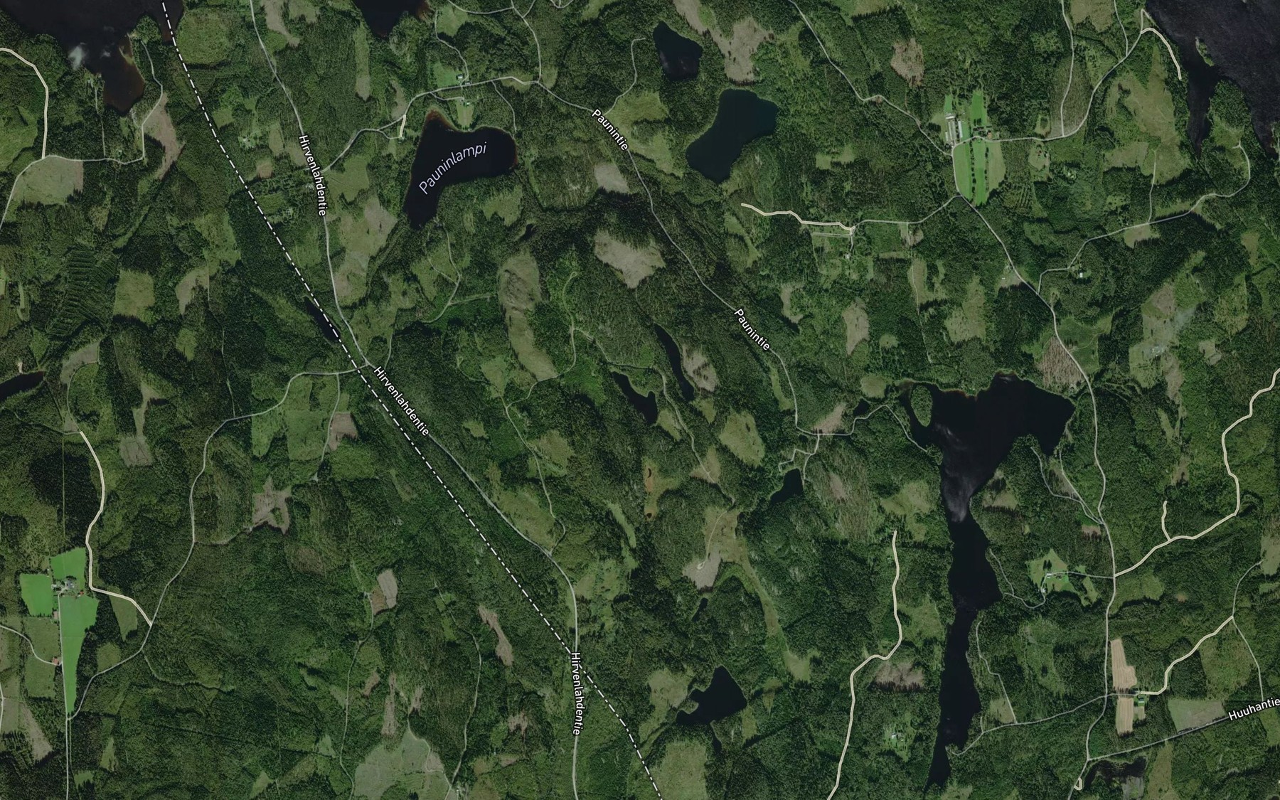Satellite map of the Riihilampi