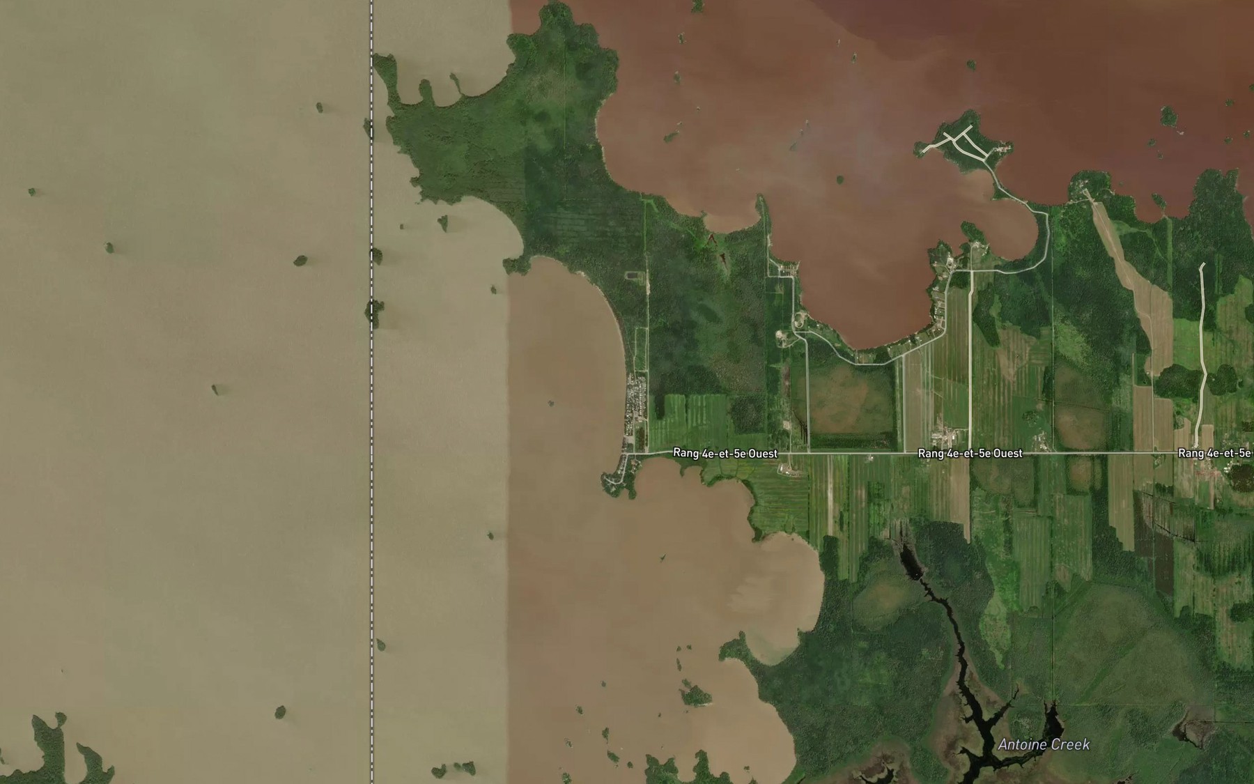 Satellite map of the Cours d'eau Chavigny