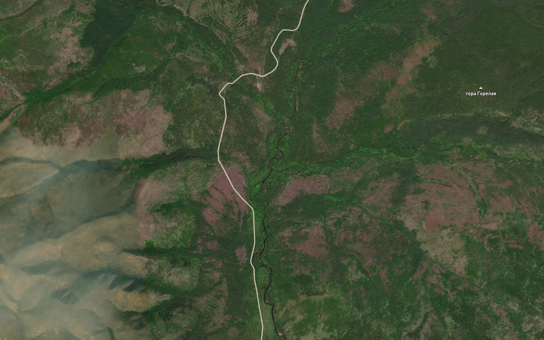 Satellite map of the Izvilistyy