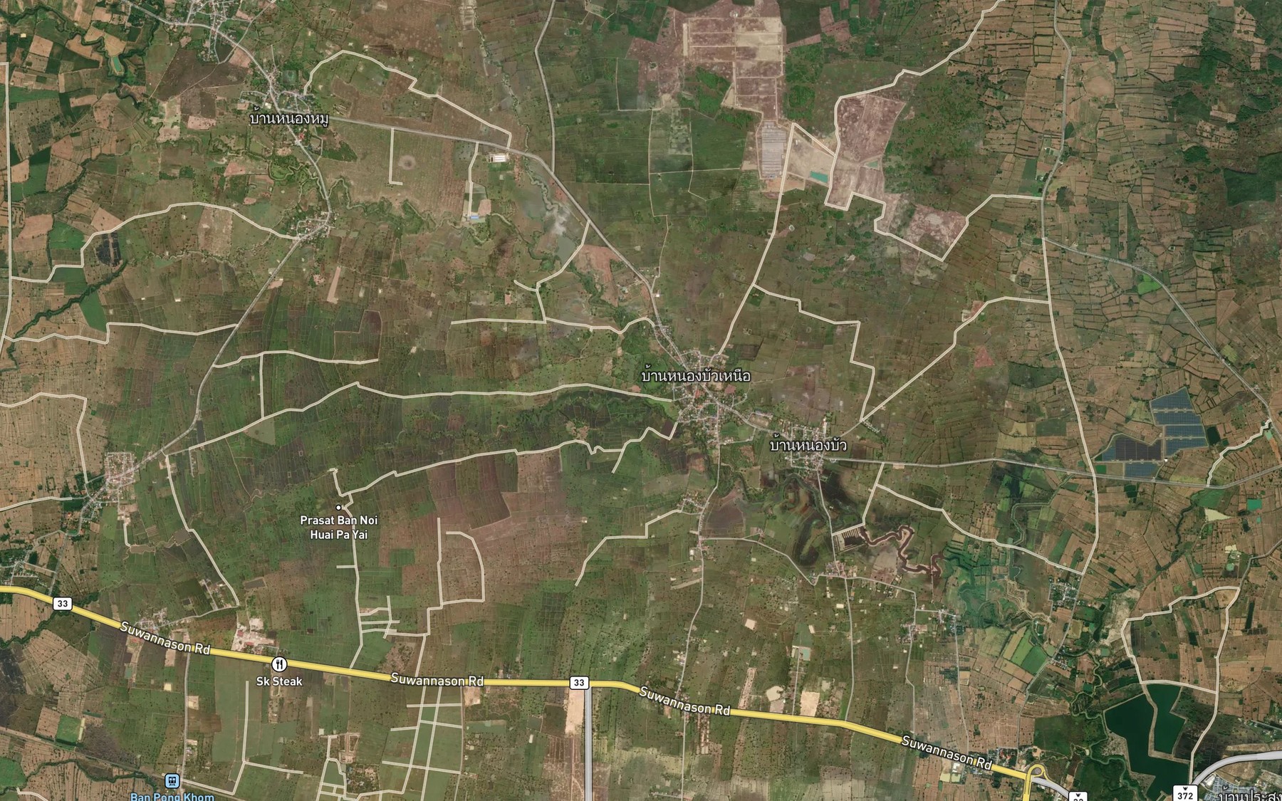 Satellite map of the Huai Phayai