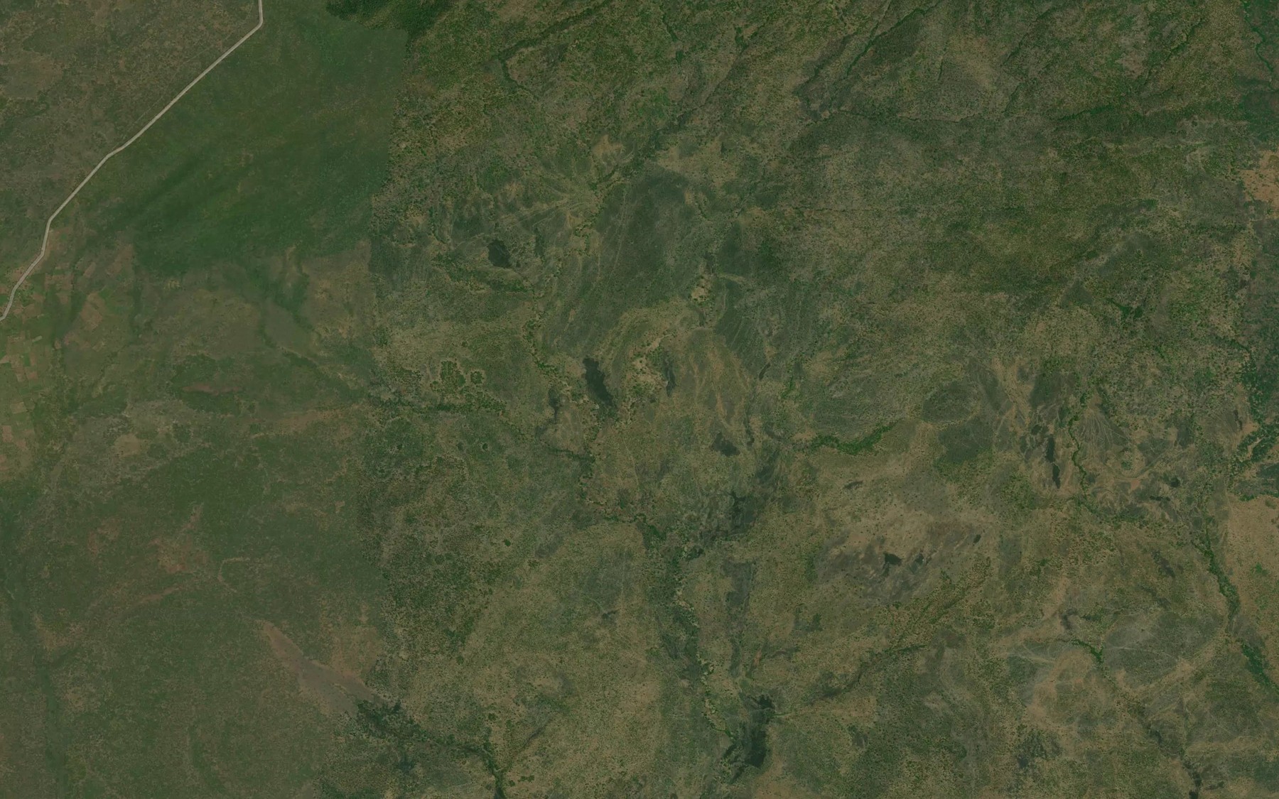 Satellite map of the Touglou
