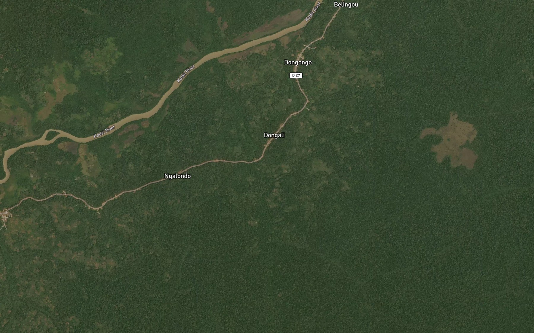 Satellite map of the Besambe