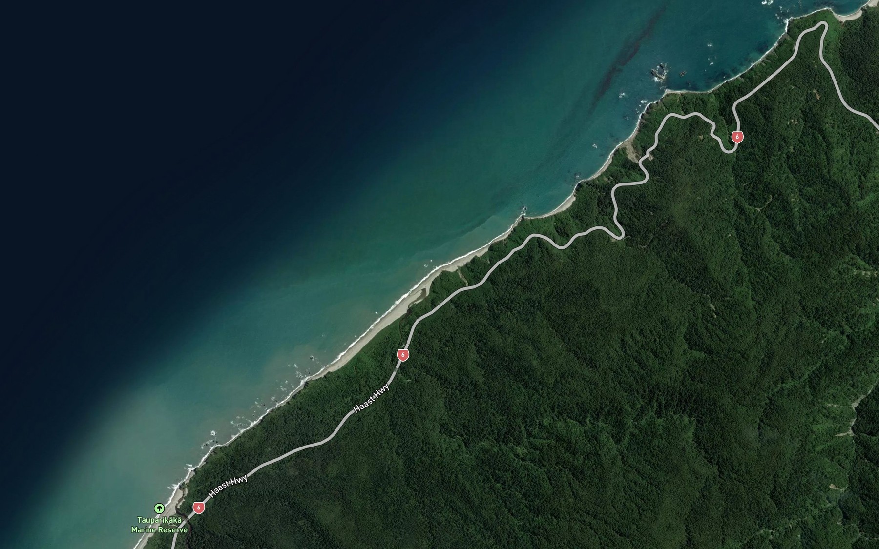 Satellite map of the Grant Creek